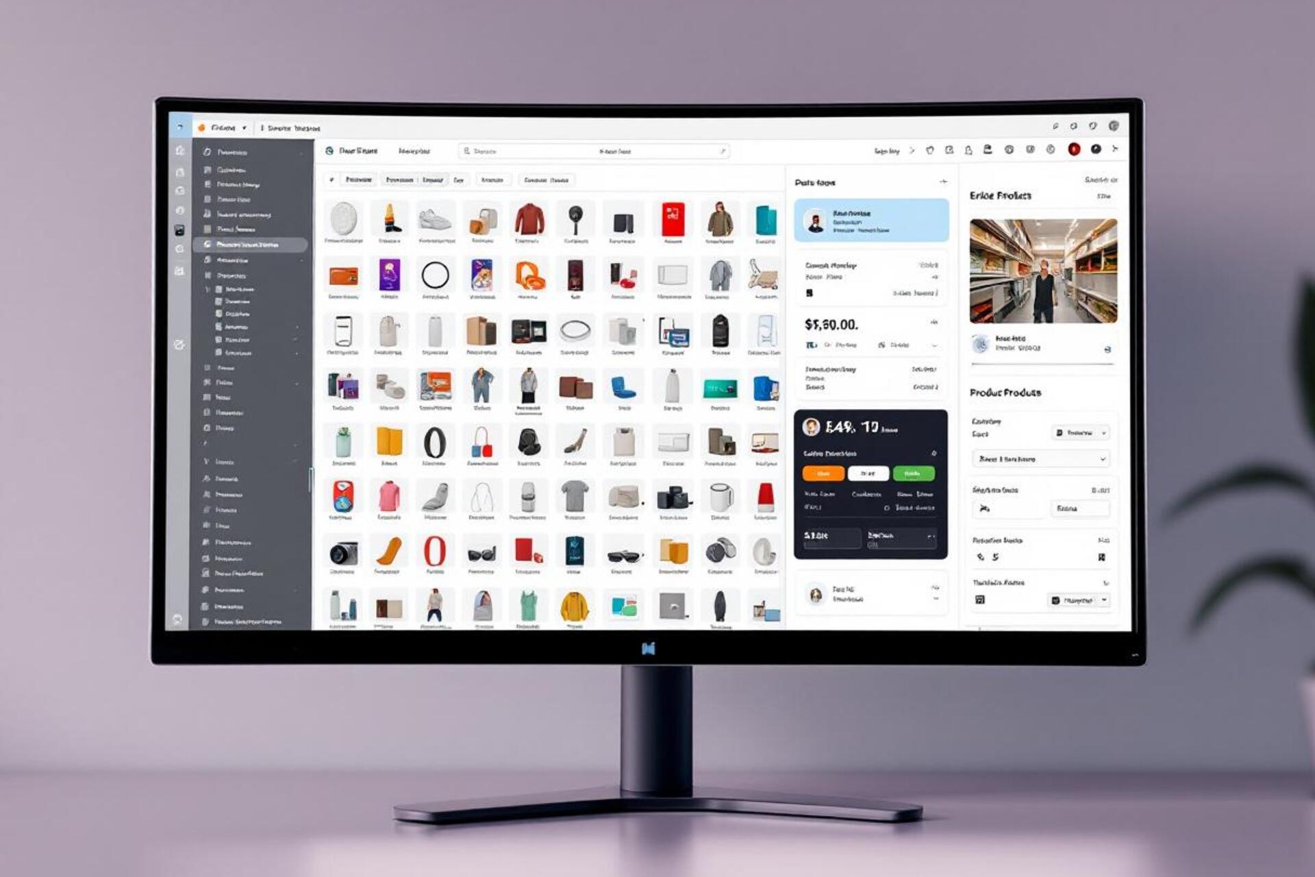 Interface du PIM de gestion de catalogue produits multi-fournisseurs